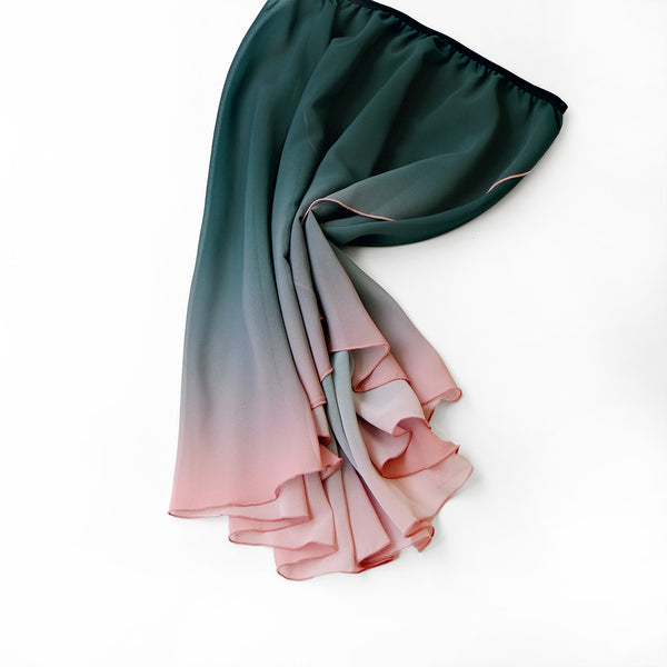 MD348 ドレーププルオンスカート AUR