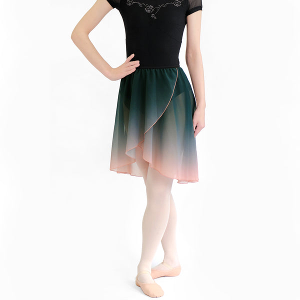 MD348 ドレーププルオンスカート AUR