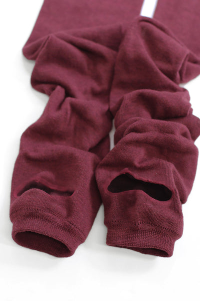 MD970 レッグウォーマー マルーン