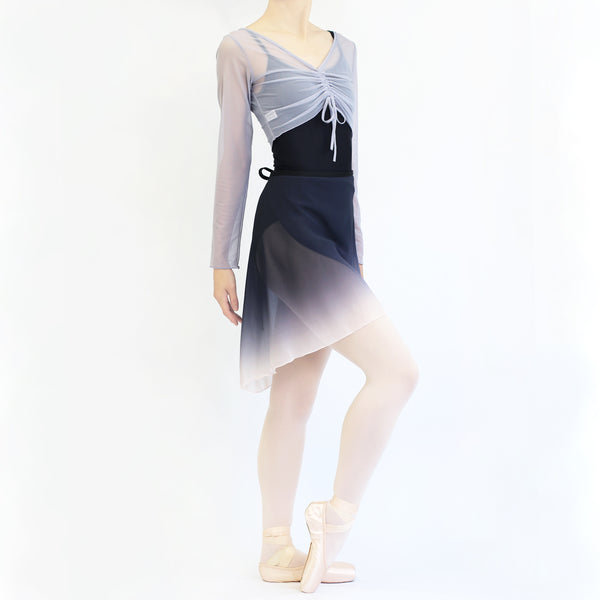 navy gradation skirt