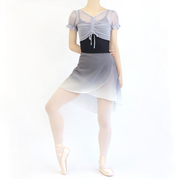 gray gradation skirt