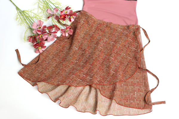 MD327 Tweed Print Skirt #187