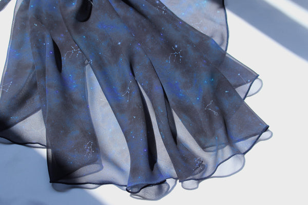 MD324 Stars and Constellations Print Skirt #503