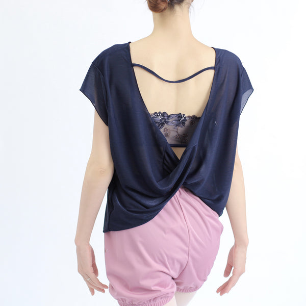 navy ballet top