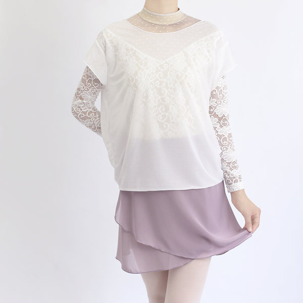 MD942 Back Twisted Top WHT