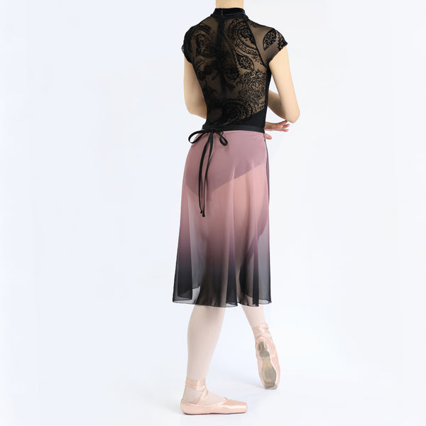 pink gradation ballet skirt