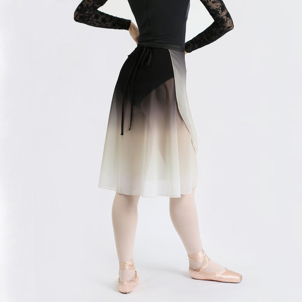 black sand gradation skirt