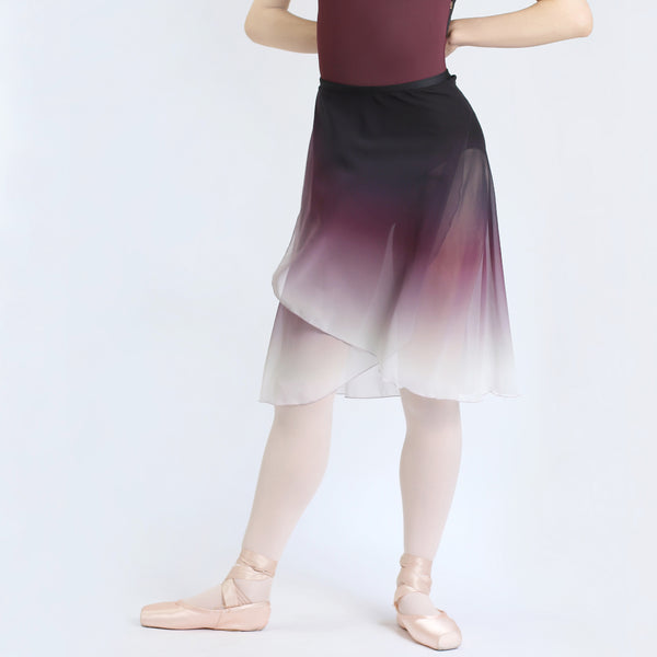 red ombre ballet skirt