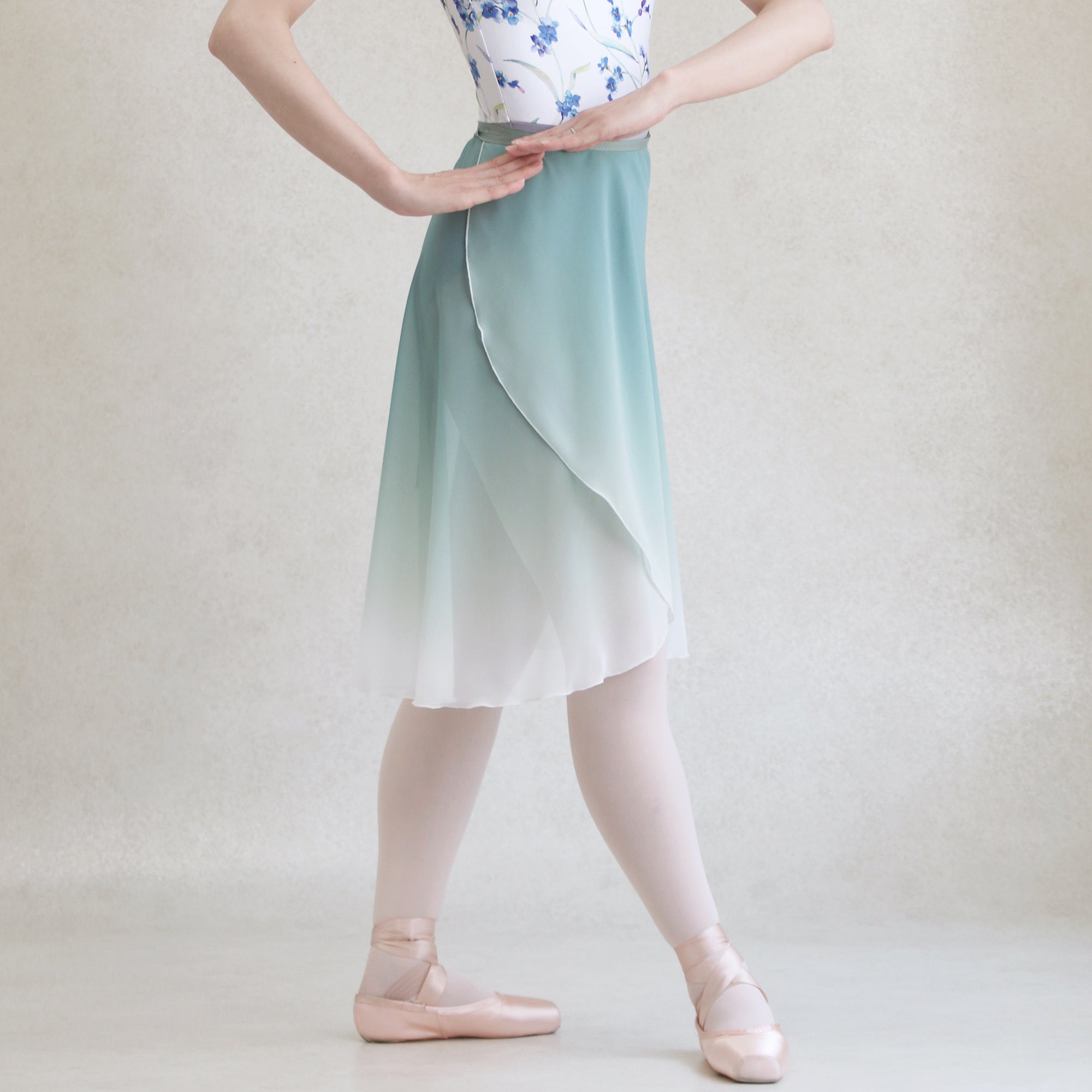 mint green ballet skirt