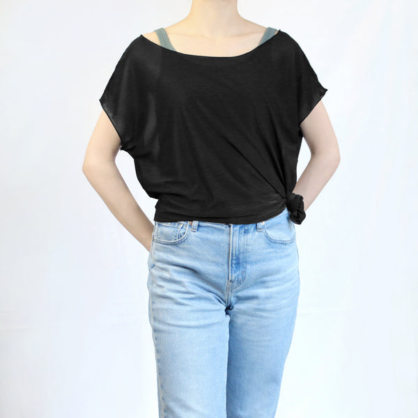 MD941 2way Tops BLK