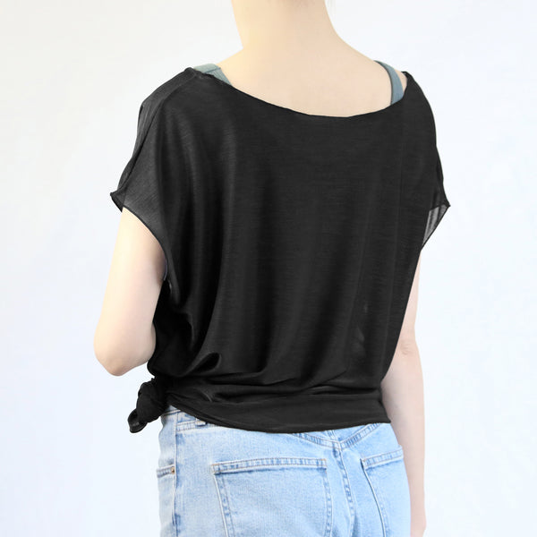 MD941 2way Tops BLK