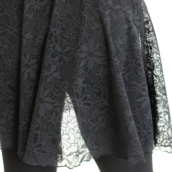 MD318 Stretching Lace Pull-on Skirt