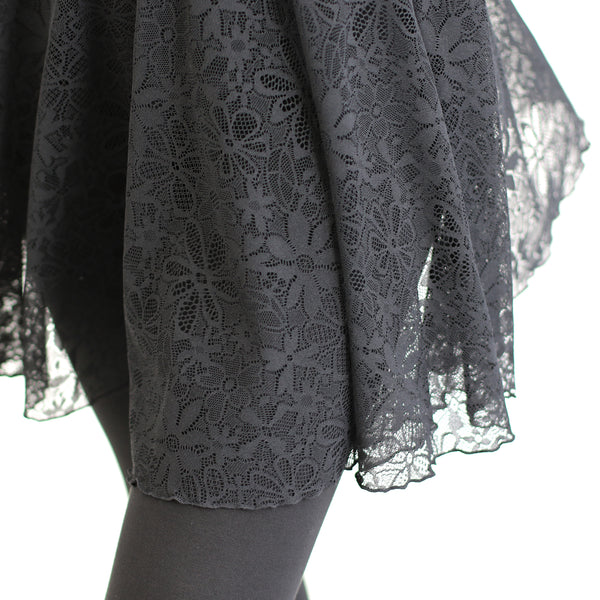 MD318 Stretching Lace Pull-on Skirt