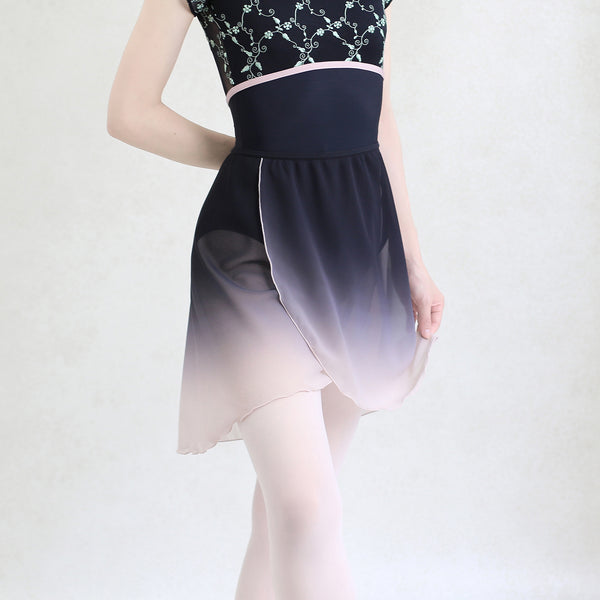 black gradation skirt