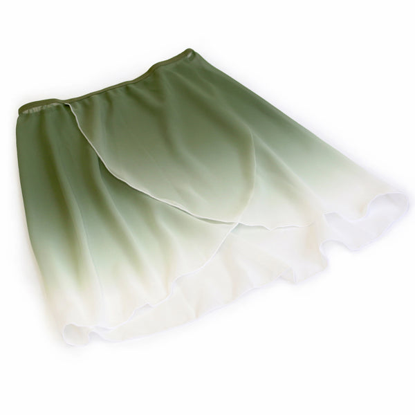 green gradation skirt