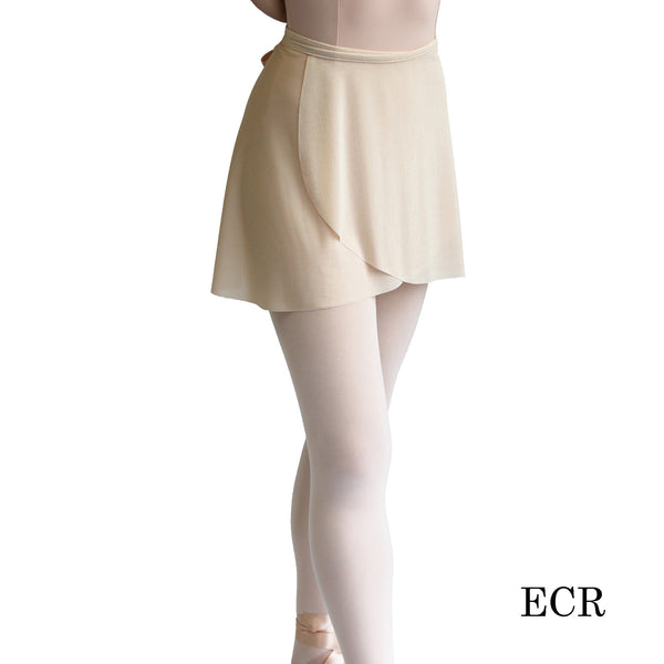 ecru ballet wrap skirt