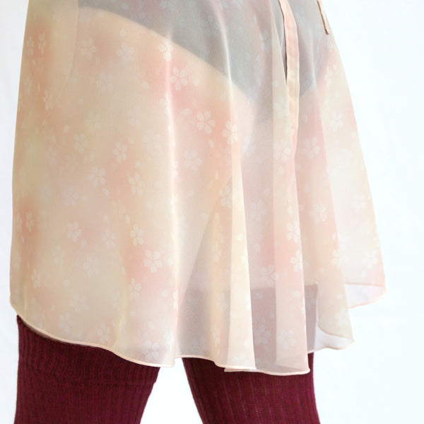 orange pink ballet skirt