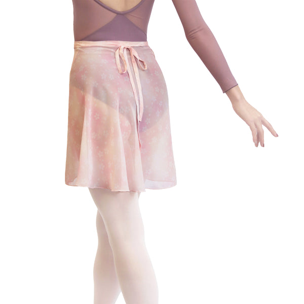 sakura print ballet skirt