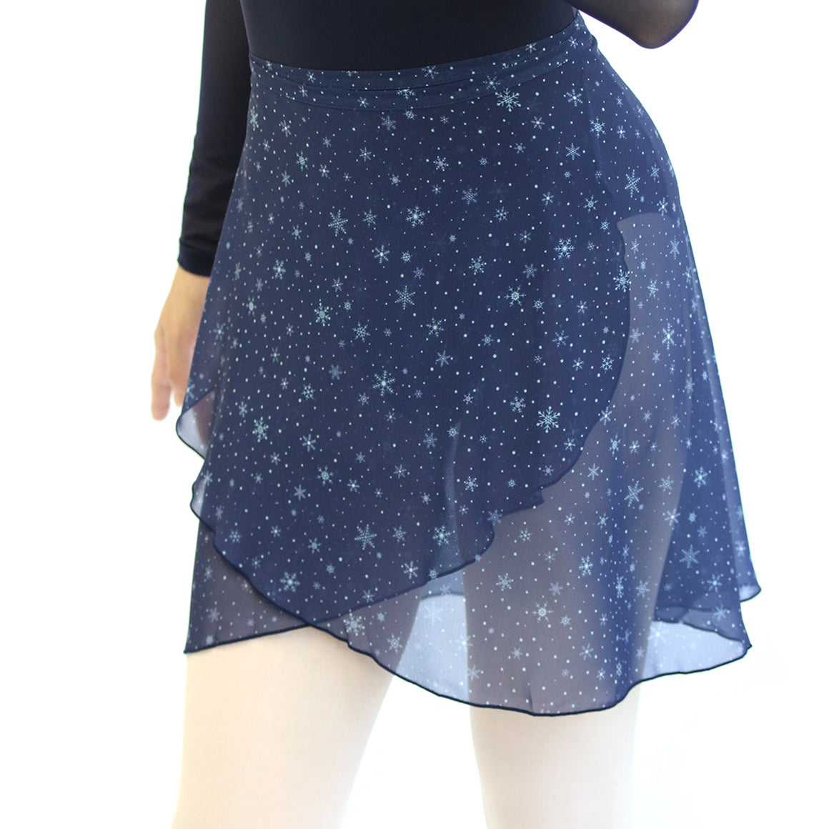 navy ballerina wrap skirt