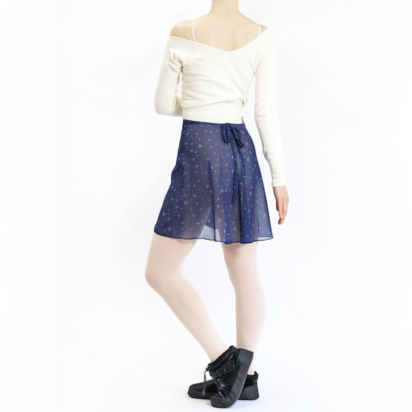 MD327 Snowflake Print Skirt #184