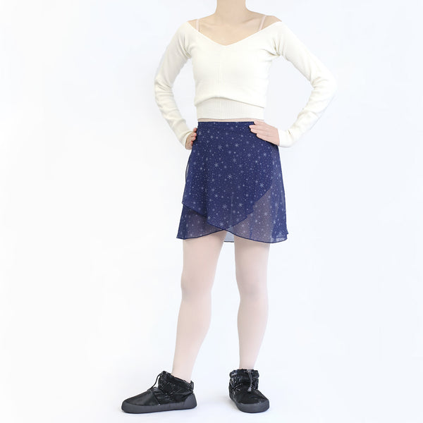 MD327 Snowflake Print Skirt #184