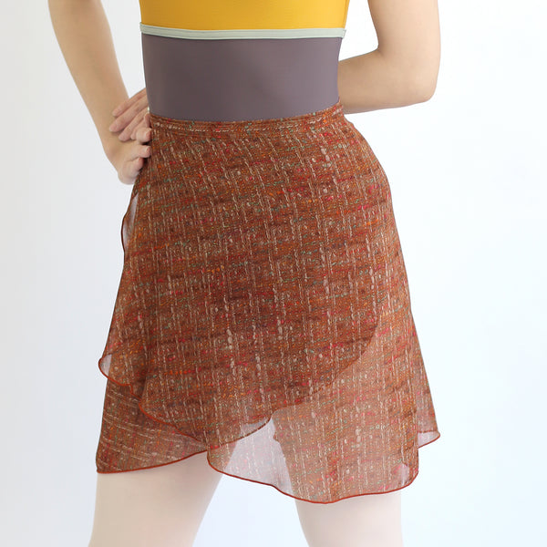 MD327 Tweed Print Skirt #187