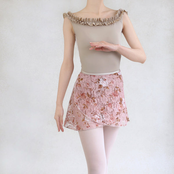 pink ballerina wrap skirt