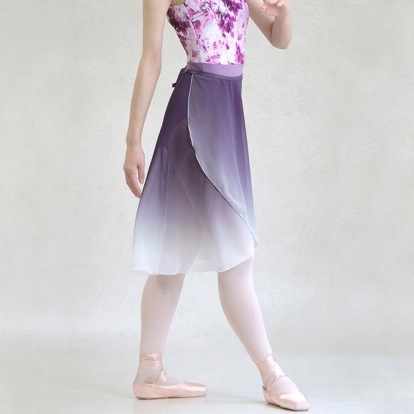 gradation ballerina wrap skirt