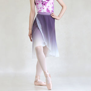 purple gradation ballet skirt